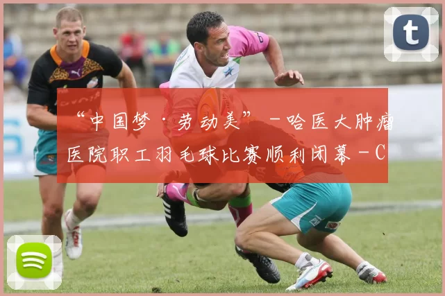 “中国梦·劳动美” - 哈医大肿瘤医院职工羽毛球比赛顺利闭幕 - Copy (2)